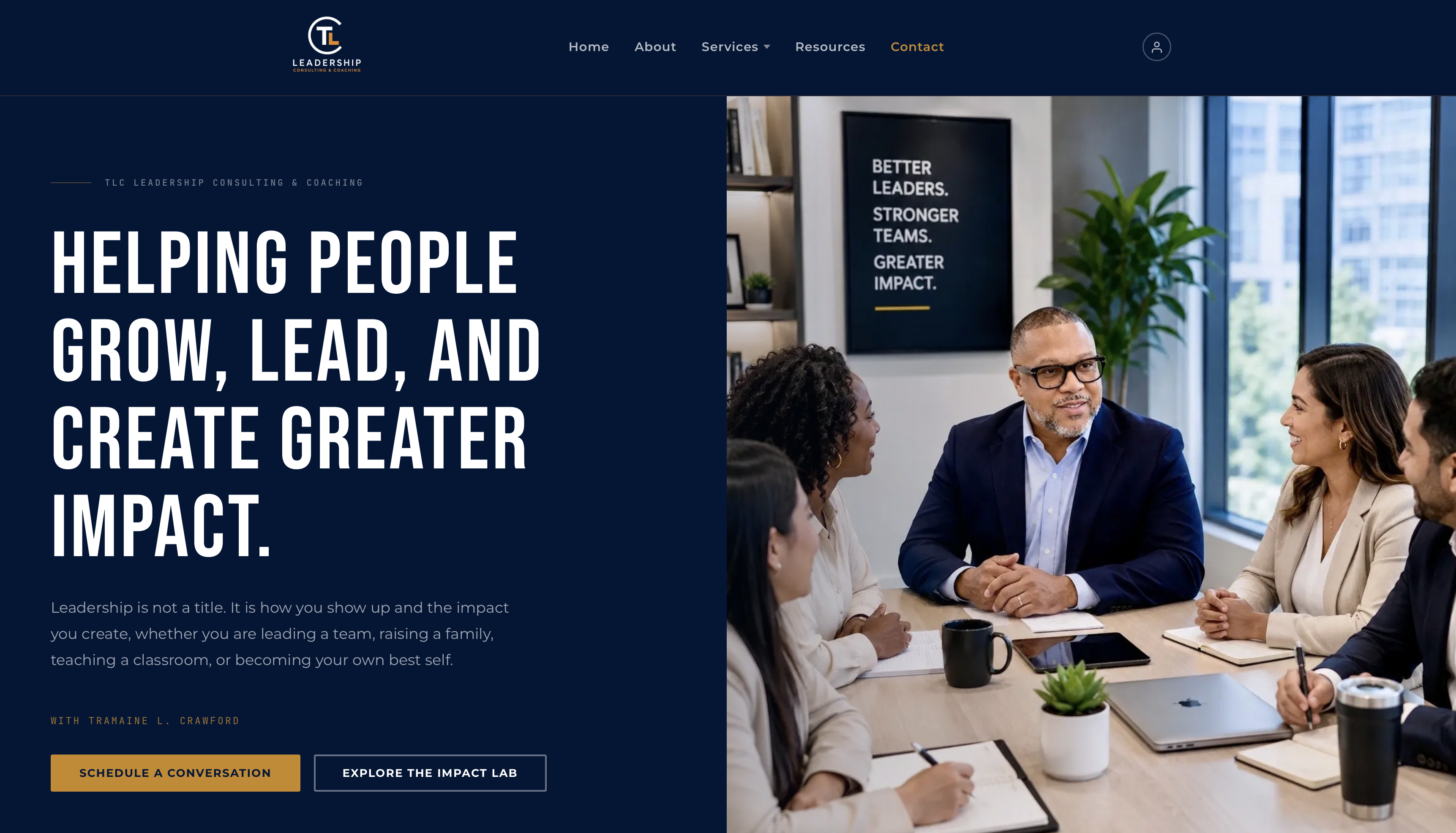Tramaine Crawford coaching platform